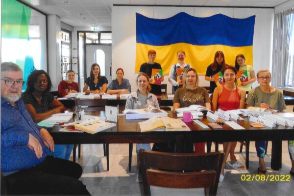 Nederlandse les aan vluchtelingen uit Oekraïne